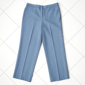 Alfred Dunner Classic Fit Pants Size 16 Proportioned Short Bluebell Side Pockets